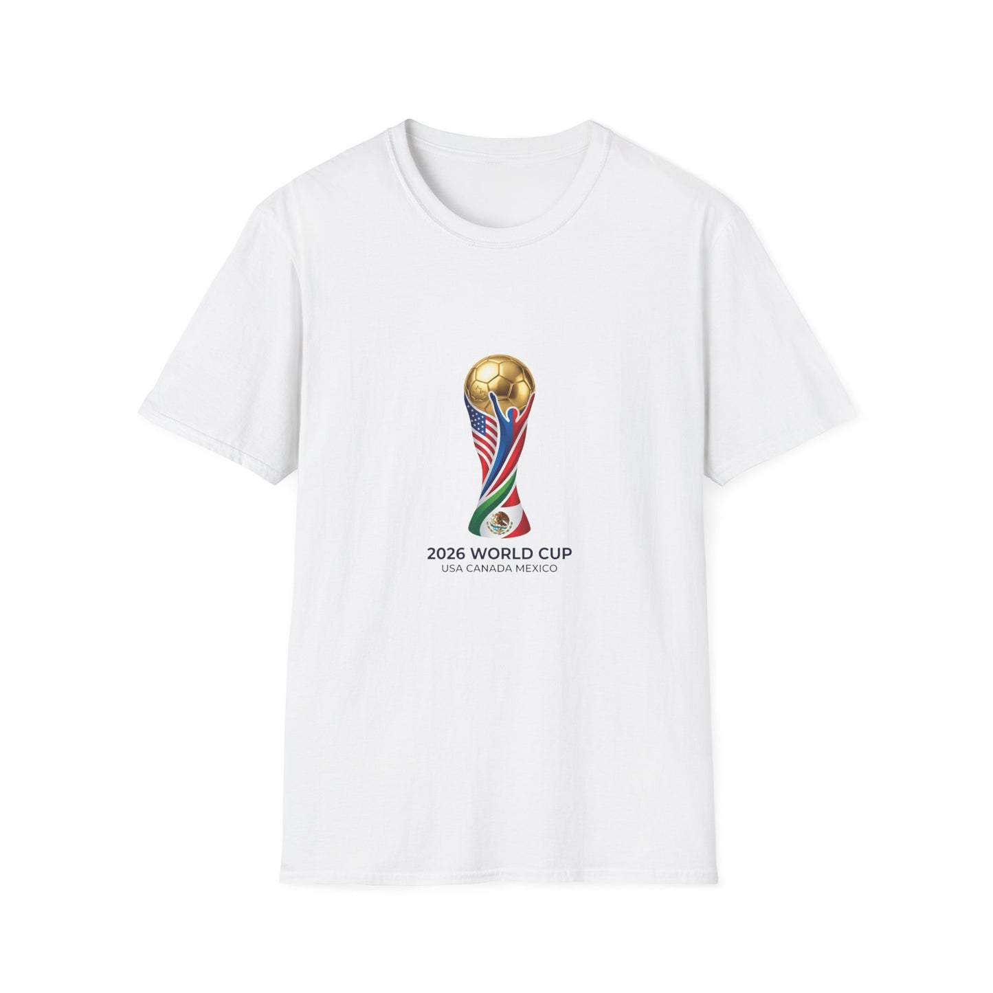 World Cup 2026 Trophy T-Shirt — USA/Mexico/Canada Soccer Fan Tee
