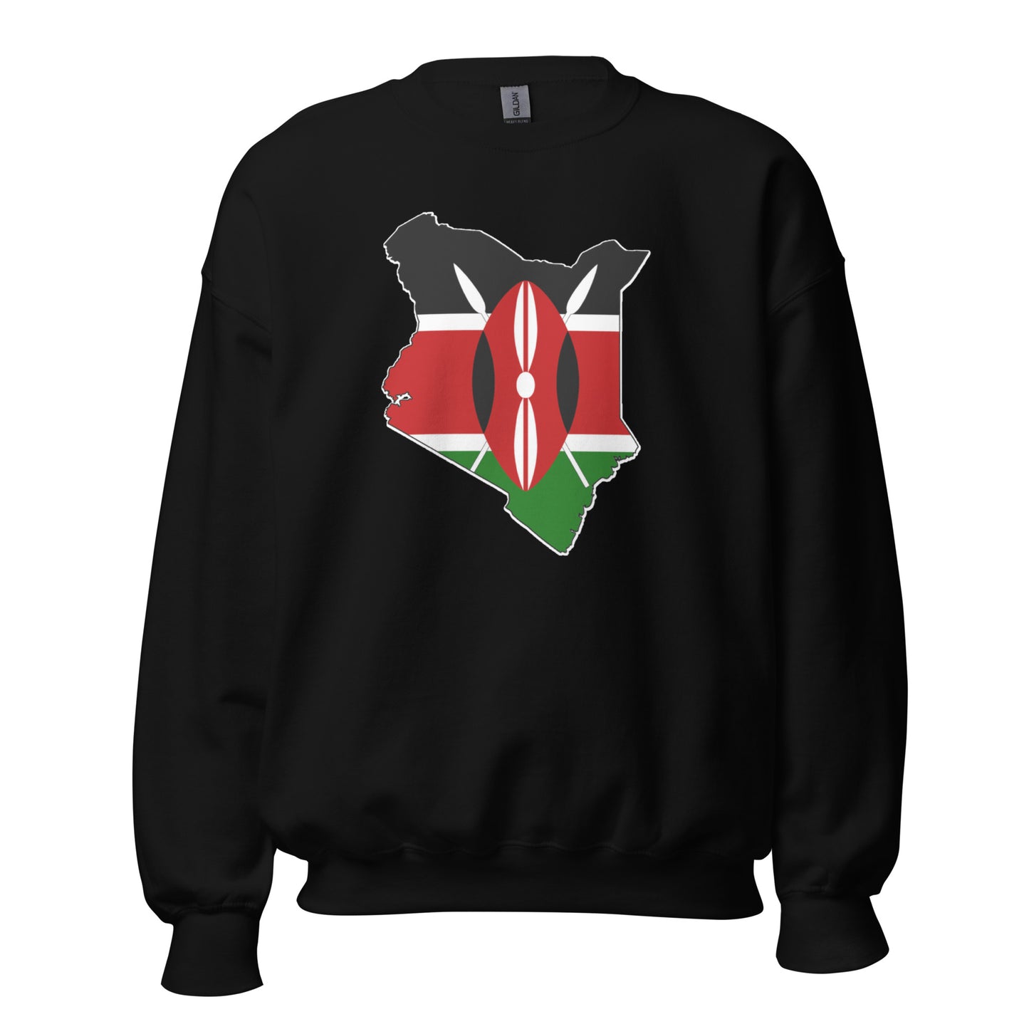 Kenyan map flag - Unisex Sweatshirt